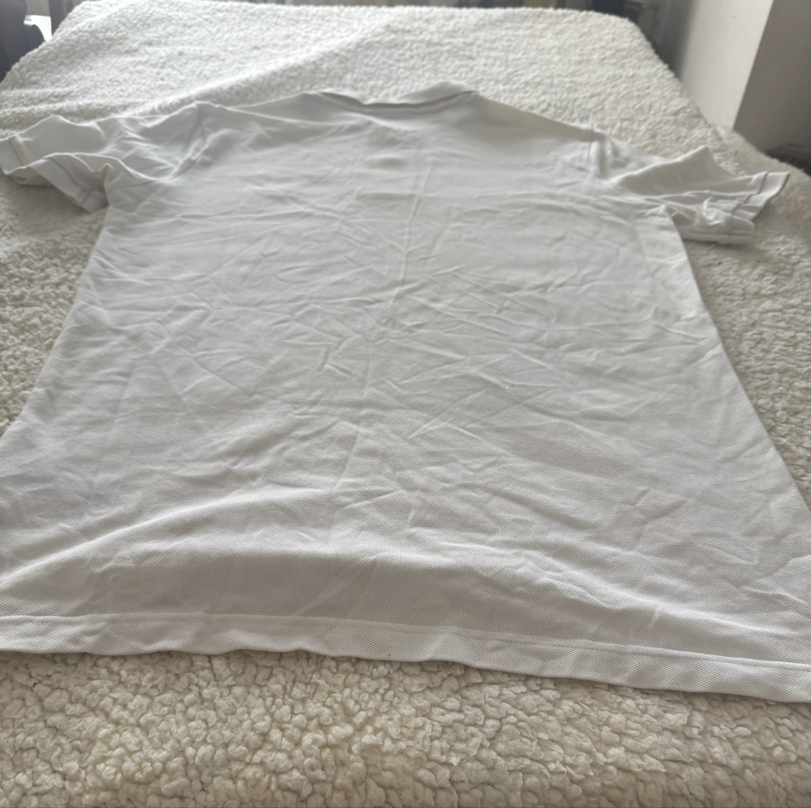 Camiseta Polo Nike com Logo Bordado Branco Tamanho S Vintage Casual Streetwear – photo 11